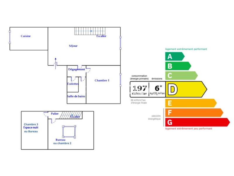 Appartement - 83 m² - 4 pièces
