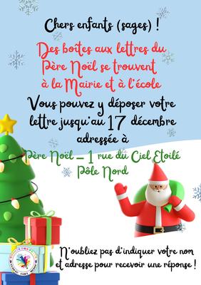 La Boître aux lettres du Père Noël à Cussac