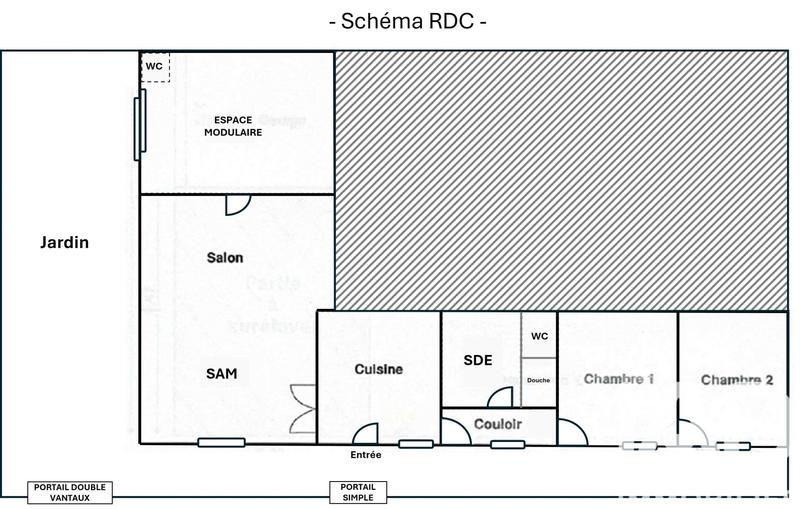 Maison - 102 m² - 5 pièces