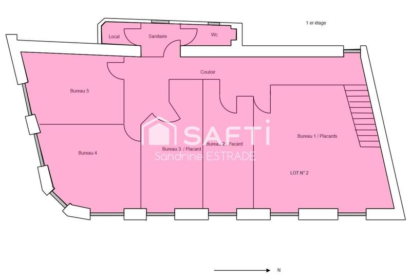 Local commercial - 117 m² - 7 pièces