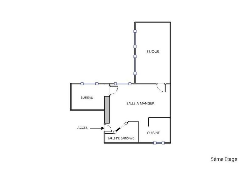 Appartement - 40 m² - 2 pièces