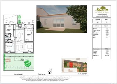 Maison - 76 m² - 3 pièces