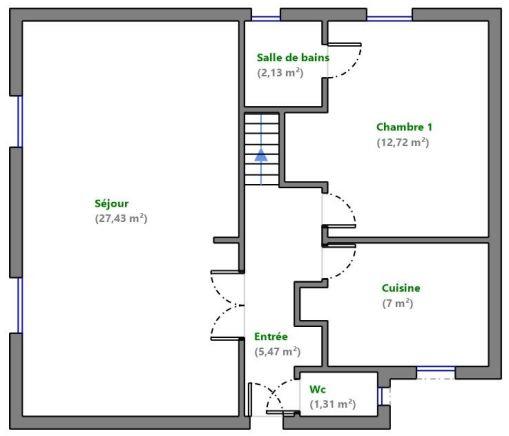 Duplex - 93 m² - 4 pièces