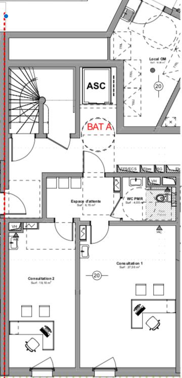 Local commercial - 32 m²