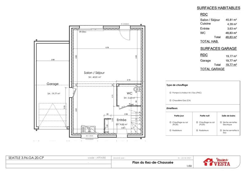 Maison - 81 m² - 4 pièces