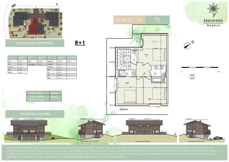 Châlet - 126 m² - 5 pièces