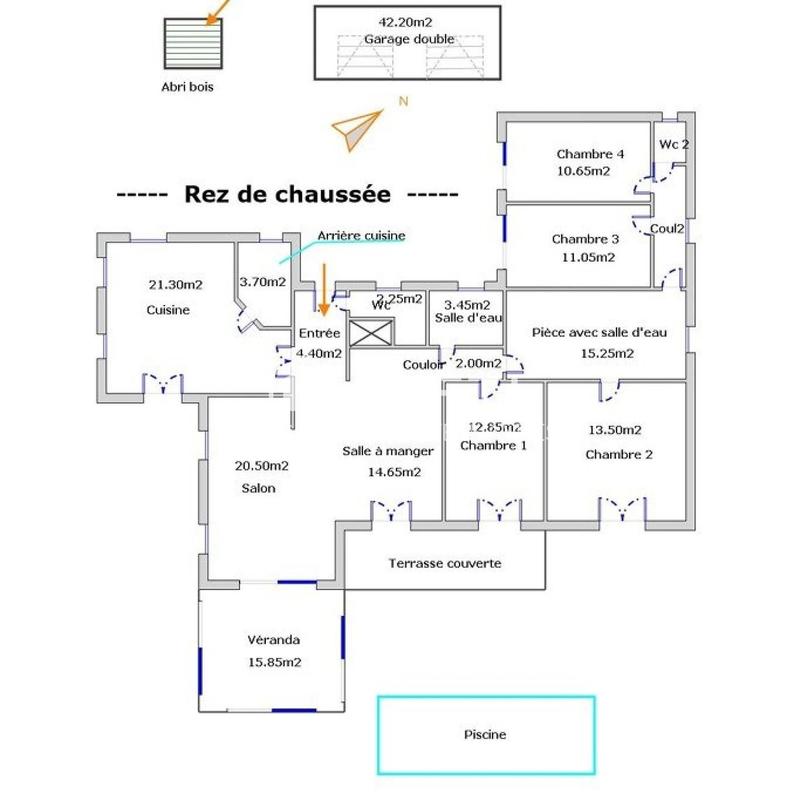 Maison - 141 m² - 5 pièces