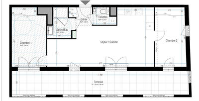 Appartement - 67 m² - 3 pièces