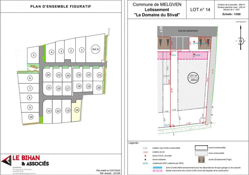 Terrain constructible - 499 m²