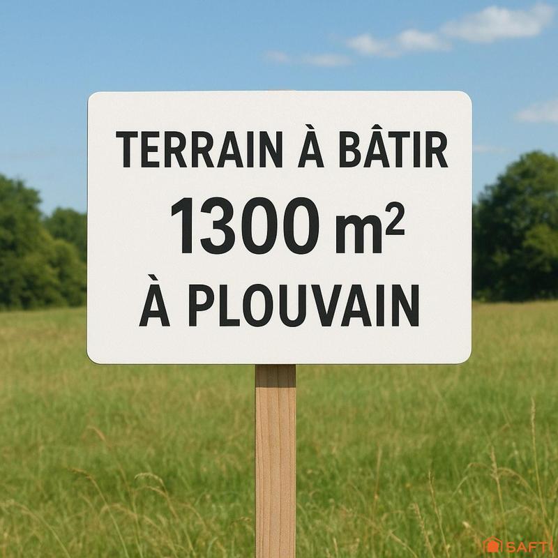 Terrain - 1 300 m²