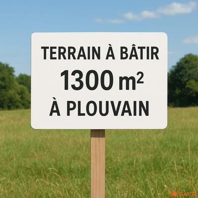 Terrain - 1 300 m²