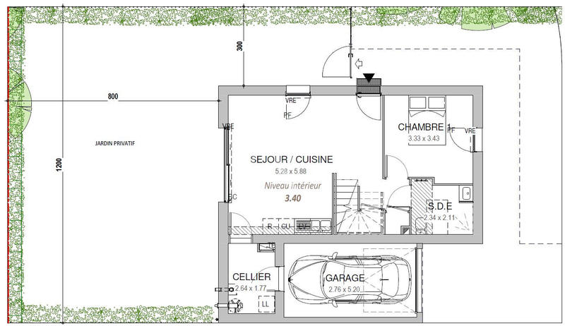 Maison - 84 m² - 4 pièces