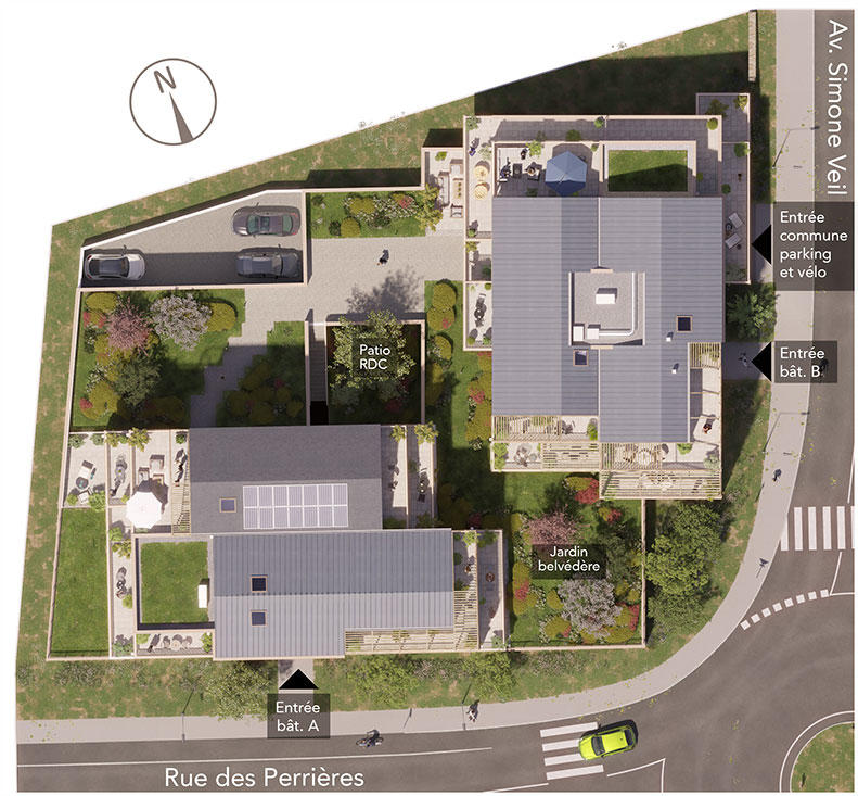 Appartement - 43 à 96 m² - 2 à 5 pièces