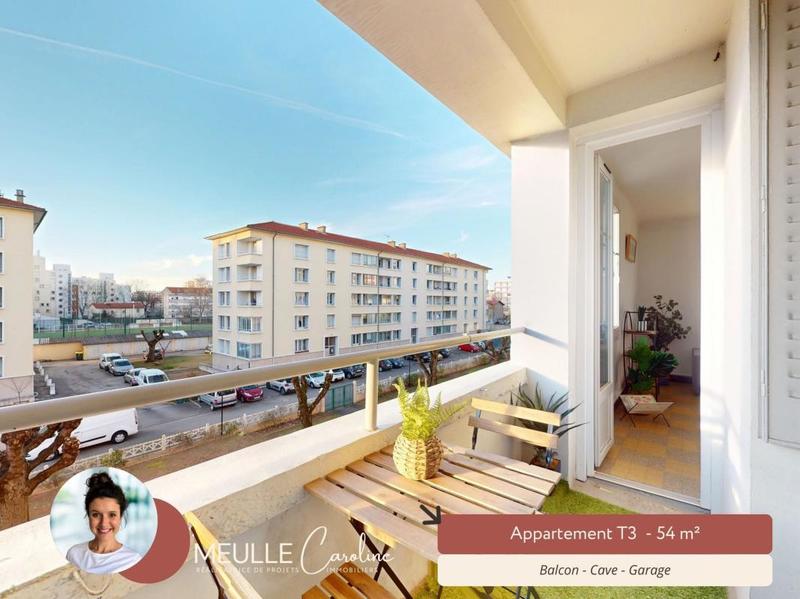 Appartement - 54 m² - 3 pièces