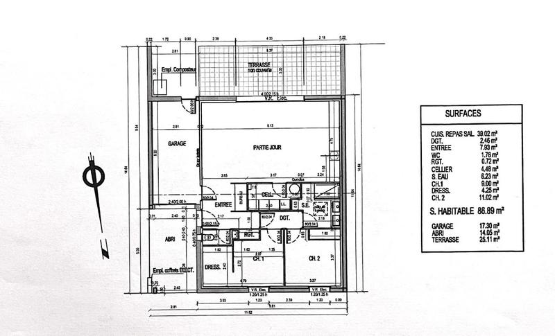 Maison - 87 m² - 4 pièces