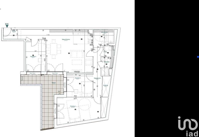Appartement - 92 m² - 4 pièces