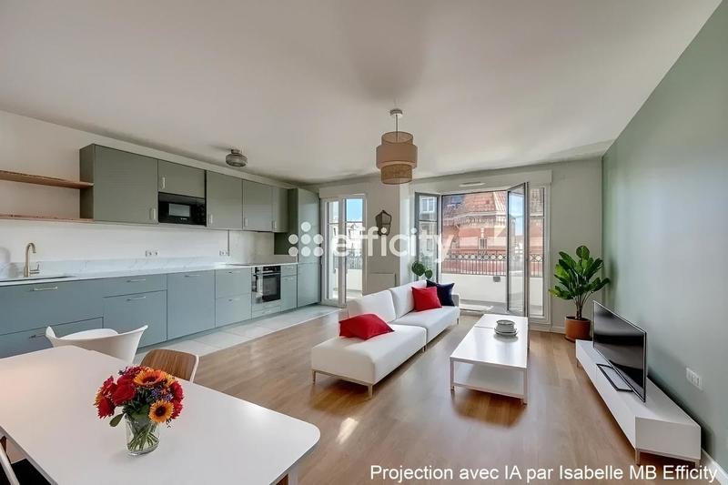 Appartement - 80 m² - 4 pièces