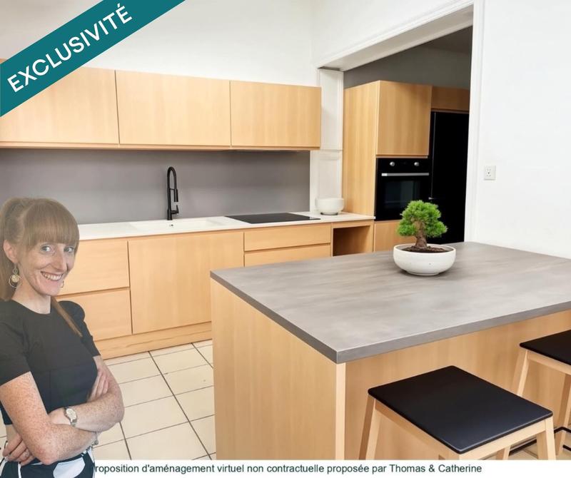 Maison - 80 m² - 3 pièces