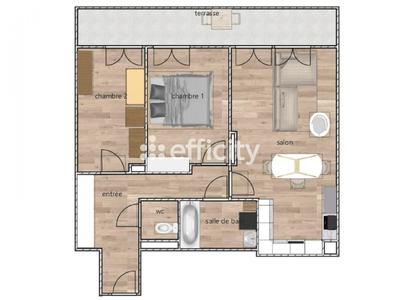 Appartement - 64 m² - 3 pièces