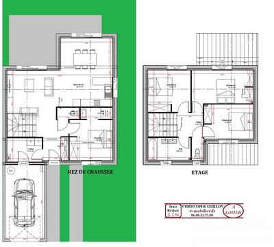 Maison contemporaine - 110 m² - 5 pièces