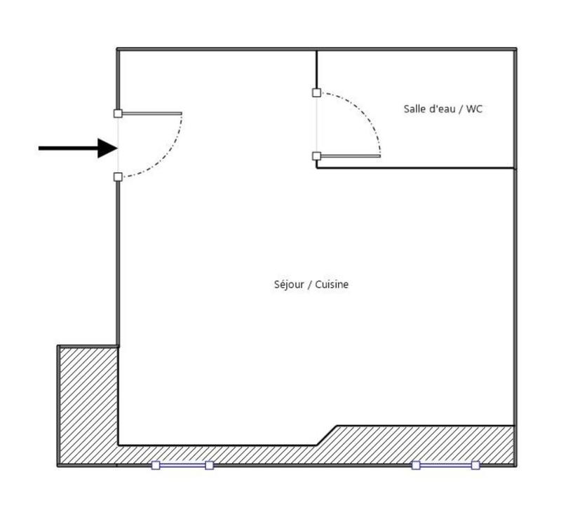 Appartement - 25 m² - 1 pièce
