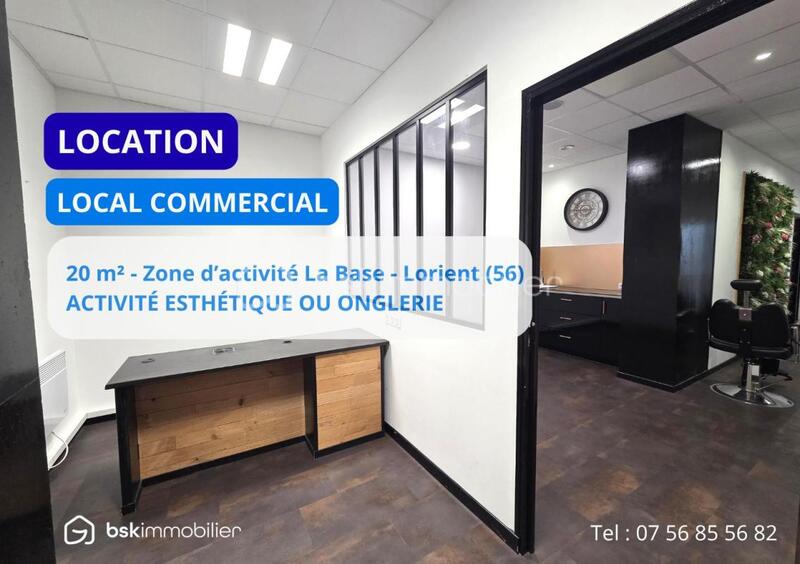 Bureau - 20 m² - 2 pièces