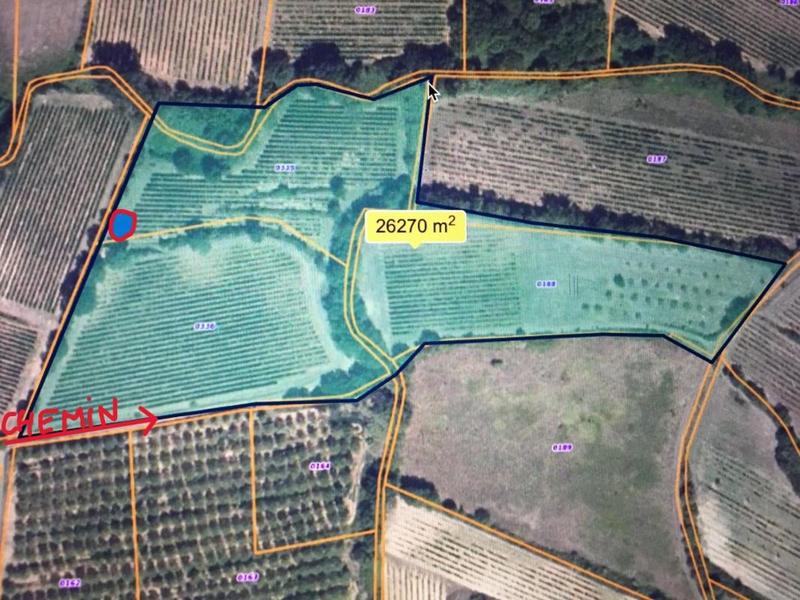 Terrain agricole - 27 000 m²