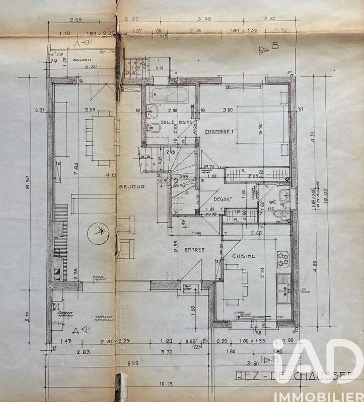 Maison - 134 m² - 6 pièces