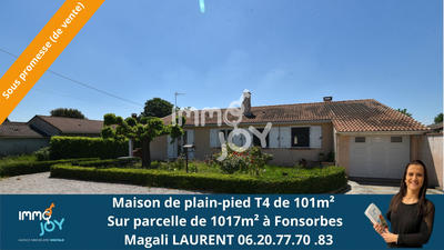 Maison - 101 m² - 4 pièces
