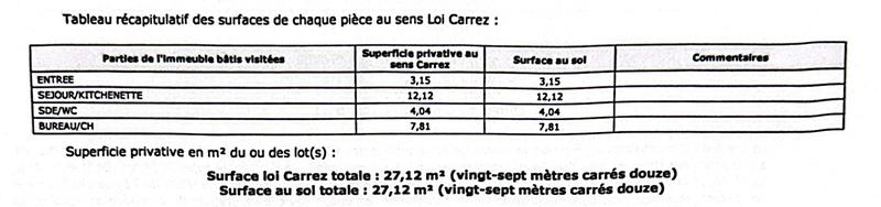 Appartement - 27 m² - 2 pièces