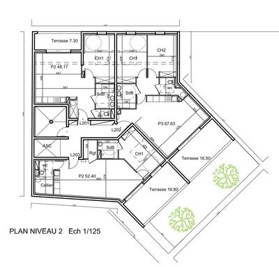 Appartement - 51 m² - 2 pièces