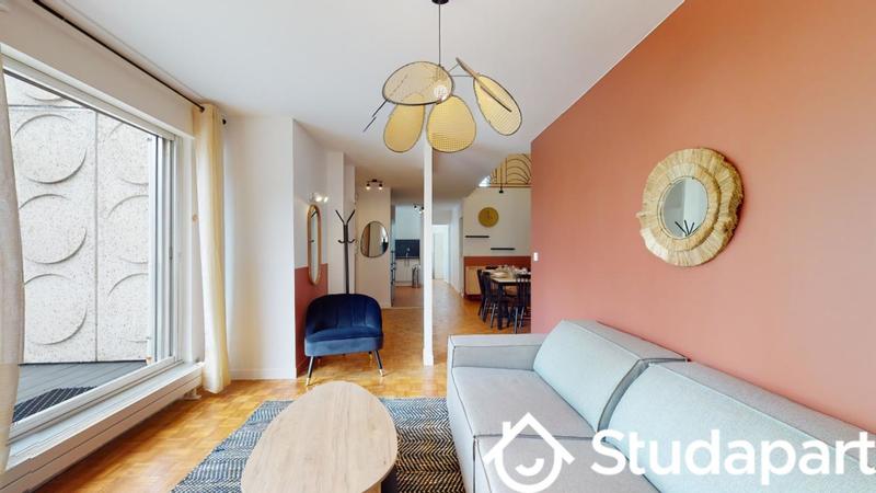 Chambre - 9 m² - 1 pièce