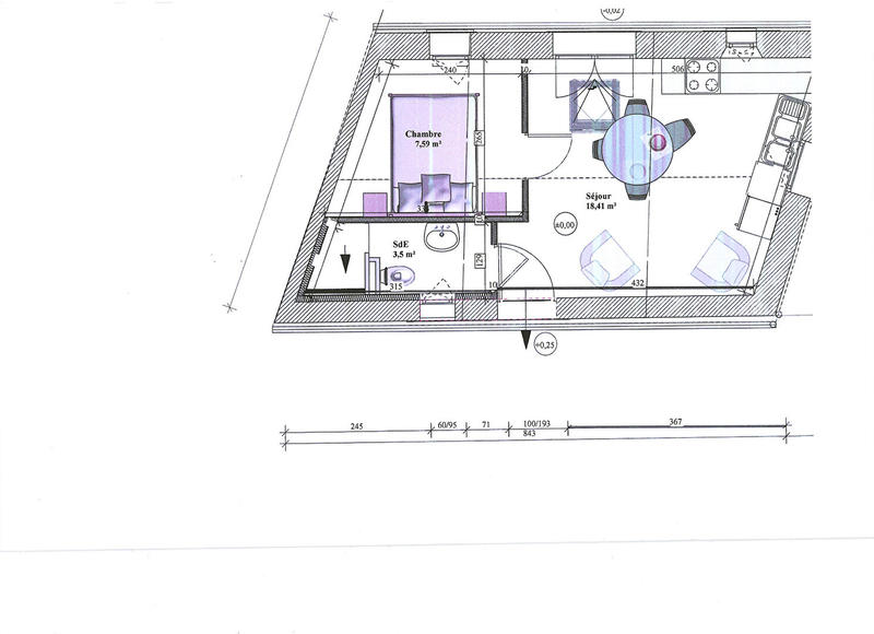 Maison - 30 m² - 1 pièce