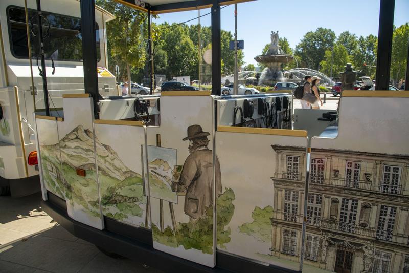 Visite d'Aix-en-Provence en petit train électrique