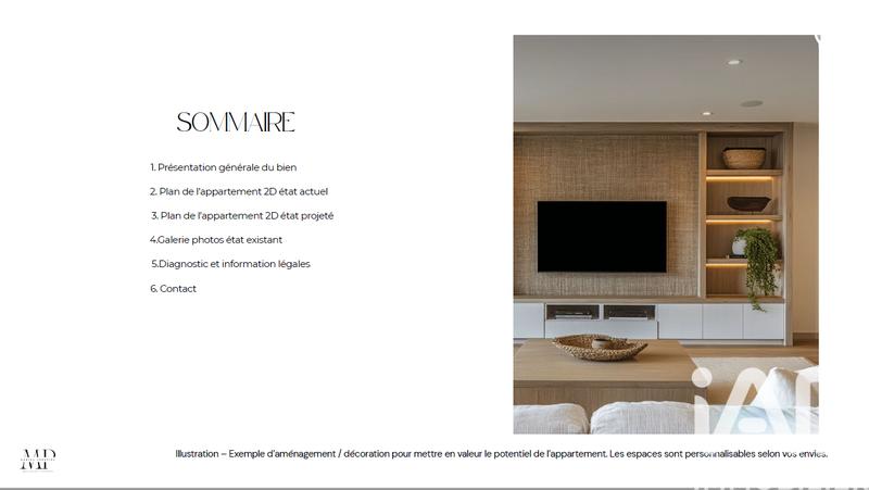 Appartement - 74 m² - 3 pièces