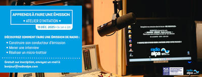 Atelier d'initiation : Apprendre à faire une émission de radio