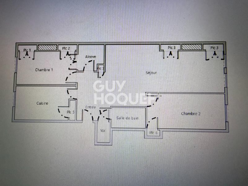 Appartement - 100 m² - 3 pièces