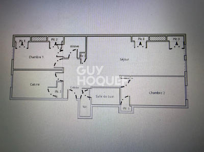 Appartement - 100 m² - 3 pièces