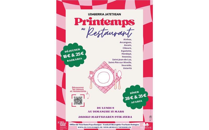 Printemps au restaurant