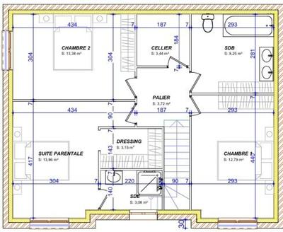 Maison - 125 m² - 7 pièces