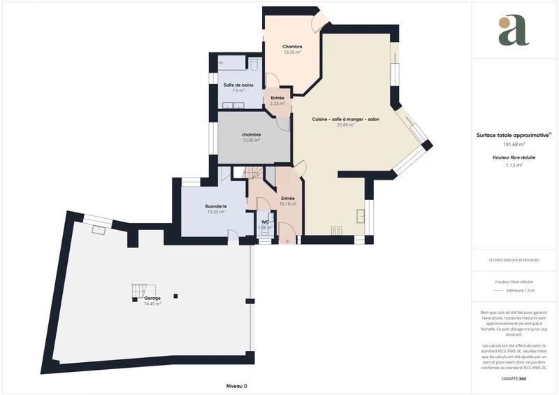 Maison - 186 m² - 9 pièces