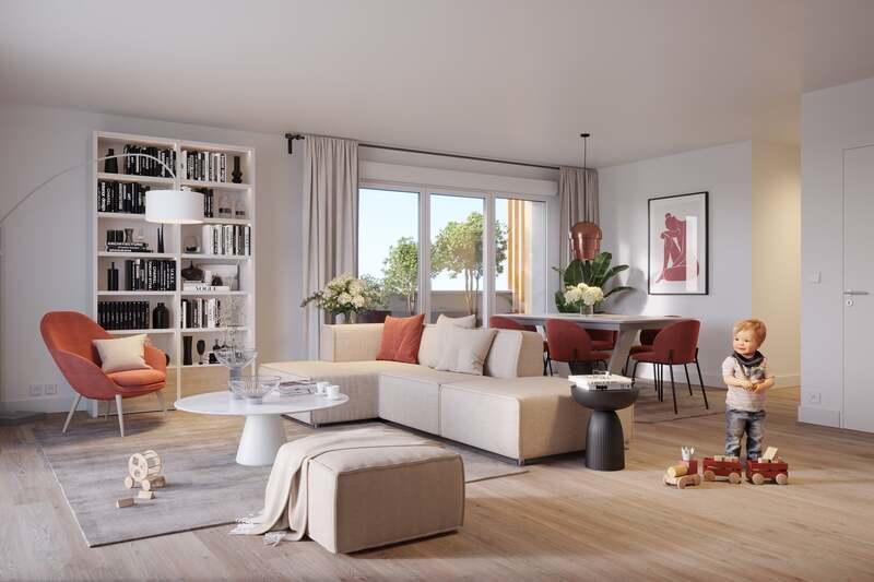 Appartement - 64 m² - 3 pièces