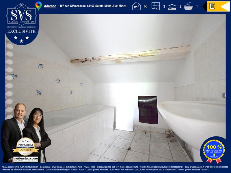 Appartement - 66 m² - 3 pièces