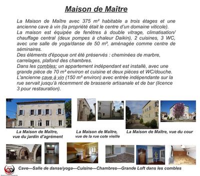 Maison de domaine - 500 m² - 20 pièces
