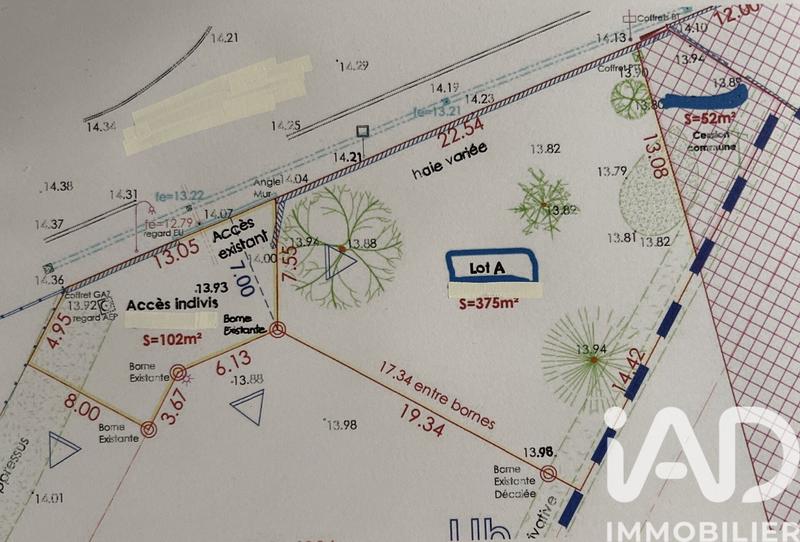 Terrain - 375 m²