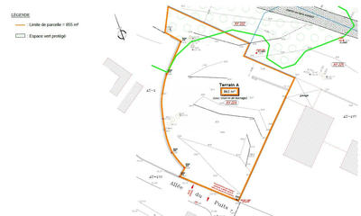 Terrain - 855 m²