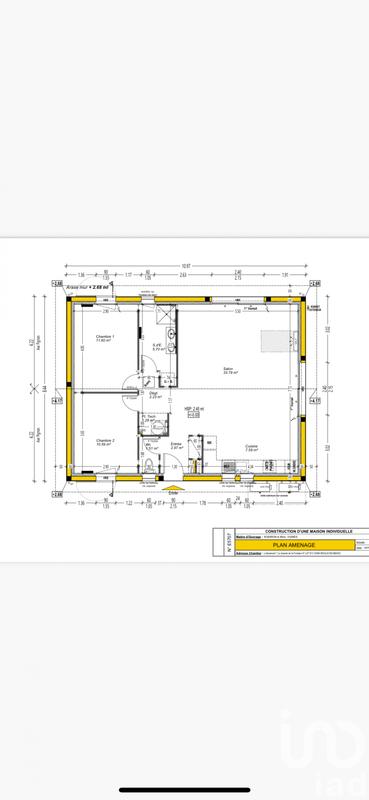 Maison - 80 m² - 4 pièces
