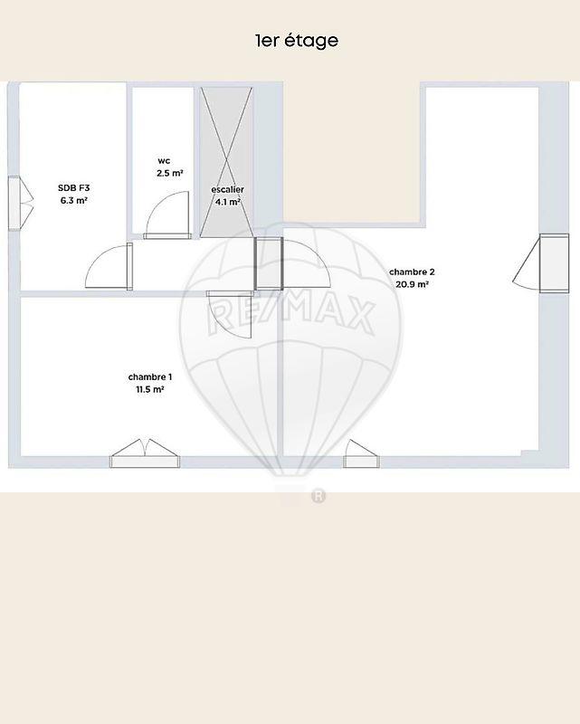 Appartement - 70 m² - 3 pièces