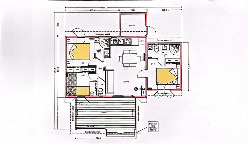Maison - 61 m² - 4 pièces