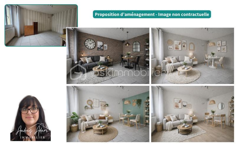 Maison de ville - 65 m² - 3 pièces